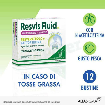Resvis Fluid XR Biofutura Fluidificante 12 bustine