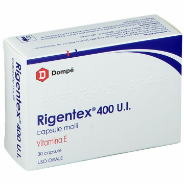 Rigentex 400 U.I. Vitamina E 30 capsule molli