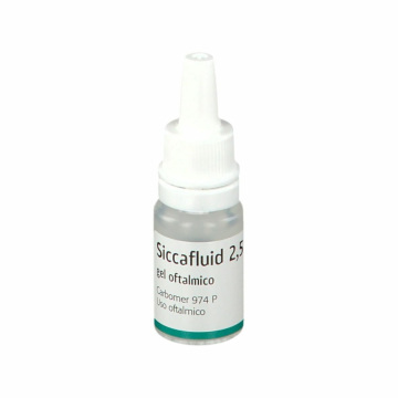 Siccafluid 2,5 mg/g Carbomer 975 P Gel Oftalmico 10 g
