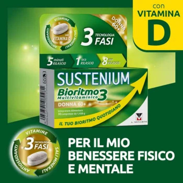 Sustenium bioritmo3 donna 60+ 30 compresse