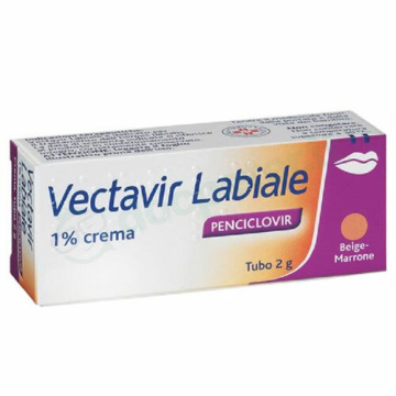 Vectavir Labiale 1% Crema Dermatologica Herpes Labiale 2 g 