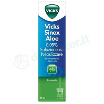 Vicks Sinex Aloe 0,05% Decongestionante Nasale 15 ml