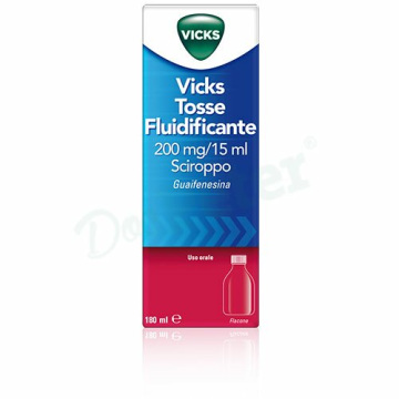 Vicks tosse fluidificante sciroppo 180 ml 200 mg/15 ml