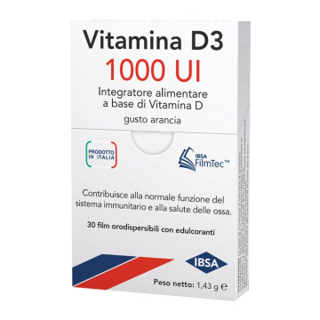 Vitamina d3 1000 ui 30 film orali