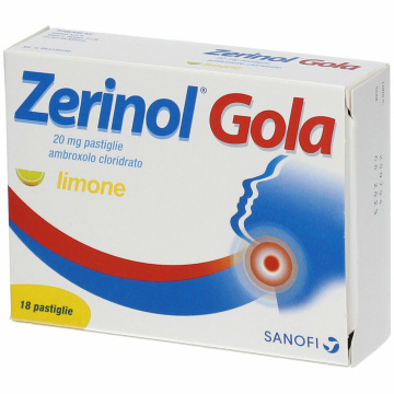 Zerinol Gola Limone 20mg Dolore e Infiammazione 18 pastiglie