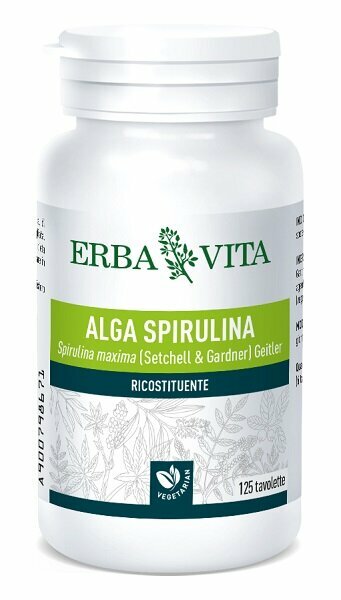 Erba Vita Alga Spirulina Integratore Ricostituente 125 Tavolette 400 mg img