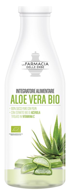 Farmacia delle erbe aloe vera succo puro bio 1000 ml img