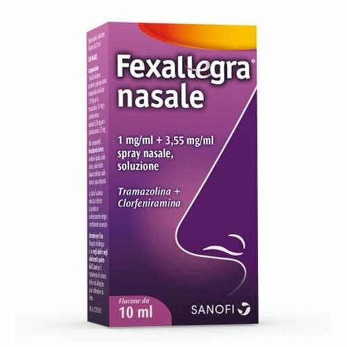Fexallegra nasale spray antistaminico flacone 10ml img