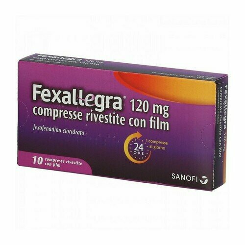 Fexallegra rinite allergica 120 mg 10 compresse rivestite img