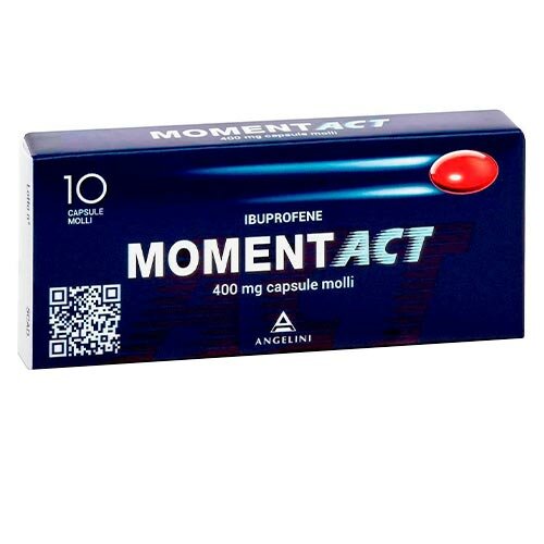 Moment active 400 mg ibuprofene antidolorifico 10 capsule molli img