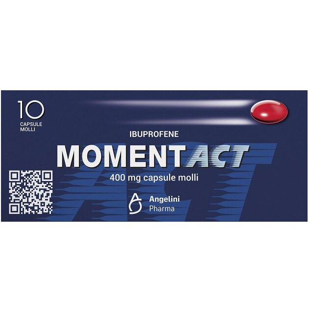 Moment active 400 mg ibuprofene antidolorifico 10 capsule molli img