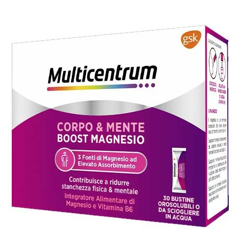 Multicentrum Corpo e Mente Boost Magnesio 30 Bustine img