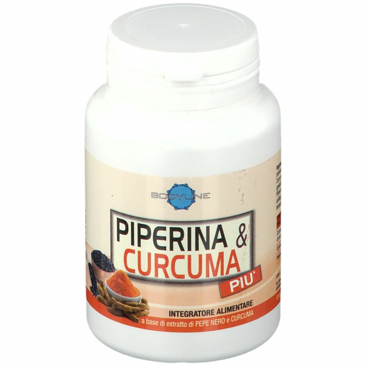 Piperina & curcuma piu' 60 capsule img