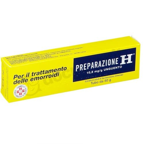 Preparazione h unguento 1,08% trattamento emorroidi tubo da 50 g img