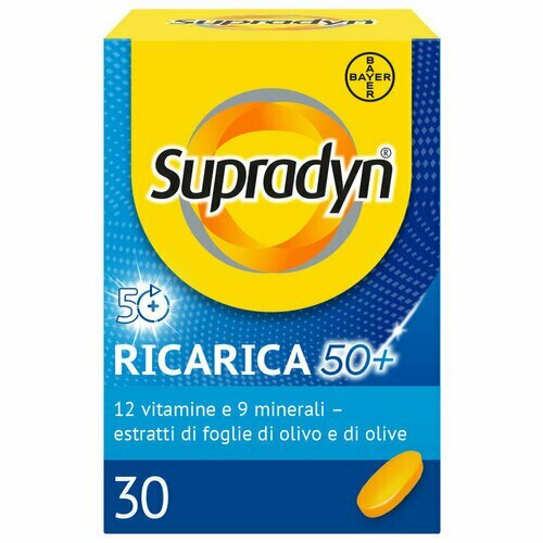 Supradyn Ricarica 50+ Integratore Vitamine e Minerali 30 Compresse img