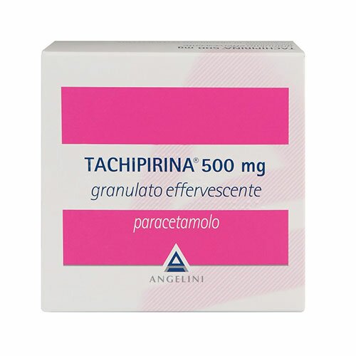Tachipirina 500 mg granulato effervescente influenza e raffreddore 20 bustine  img