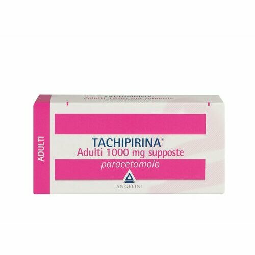 Tachipirina adulti 1000mg antipiretico e analgesico 10 supposte img